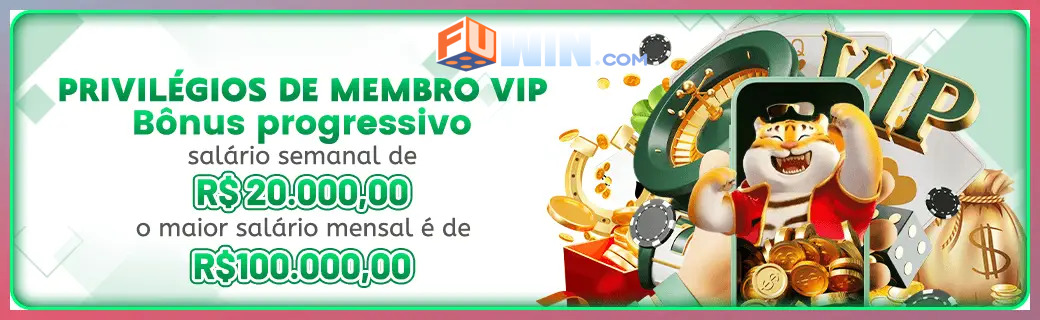 FUWIN bônus — cashback 15 por cento e níveis VIP
